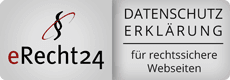 eRecht24 – Siegel Datenschutzerklärung eRecht24 - Siegel Datenschutzerklärung