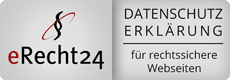 eRecht24 – Siegel Datenschutzerklärung eRecht24 - Siegel Datenschutzerklärung